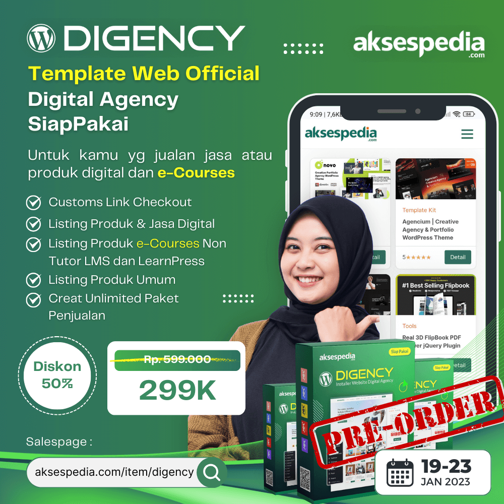Digency - Template Web Official